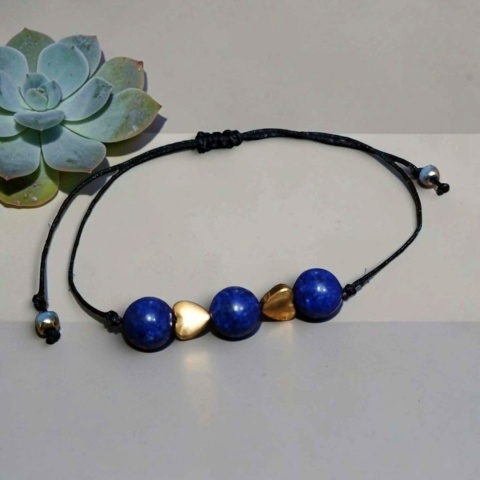 Bransoletka lapis lazuli