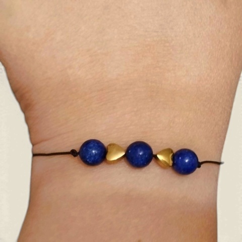 Bransoletka lapis lazuli