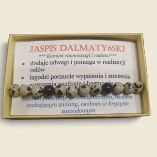 Bransoletka z jaspisem dalmatyńskim